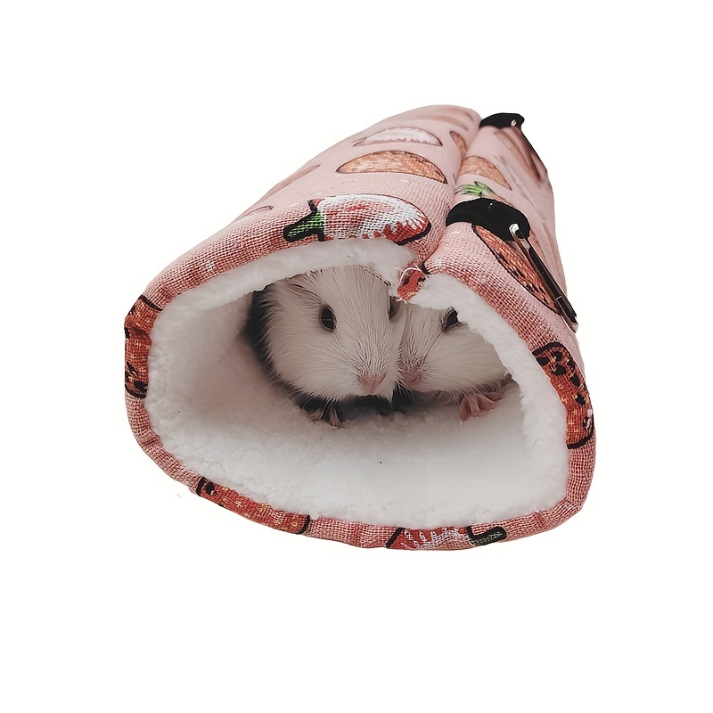 

Hamster, Honey Glider, Dutch Pig Pet Warm , Plush Tunnel Nest