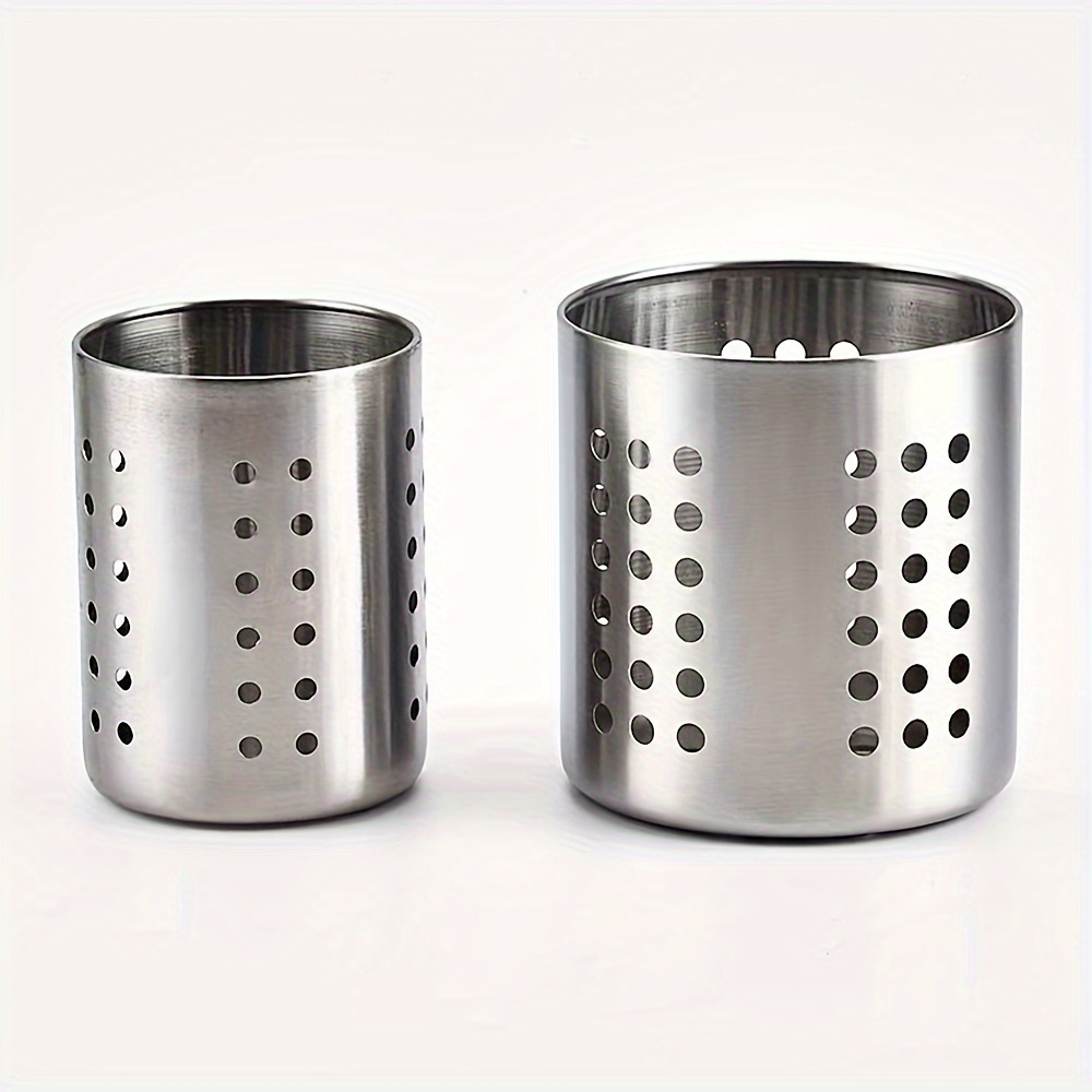 stainless steel round hole chopstick holder details 4