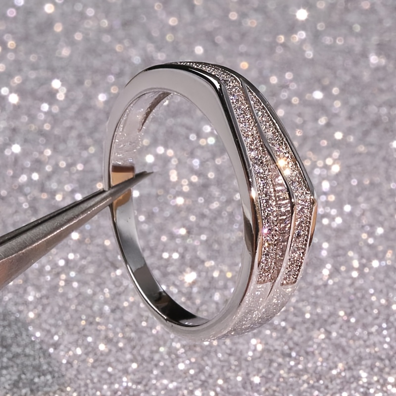 Geometric Design Women's Open Ring for Daily Wear