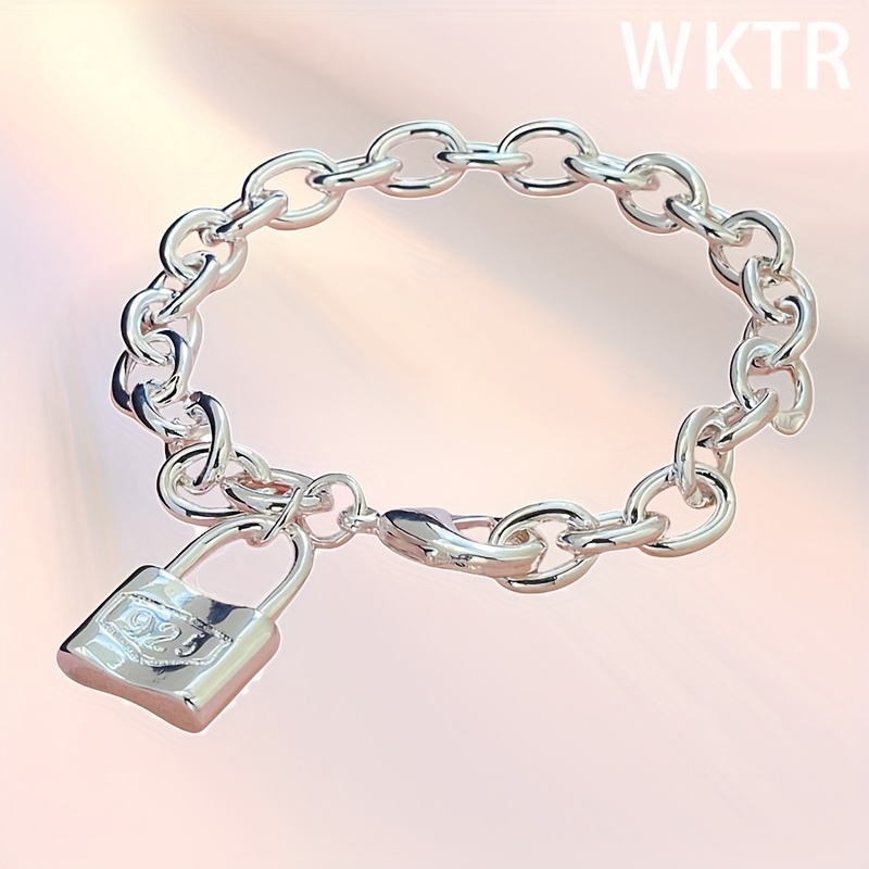 

Korean Trendy, Padlock Bracelet