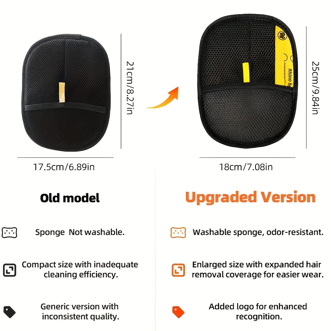 4 Brosses de Dépilation Ménagères, Outil de Dépilation de Poils d'Animaux, Gants de Dépilation à Électricité Statique, Réutilisables, Pratiques et Rapides, Adaptés à Divers Environnements