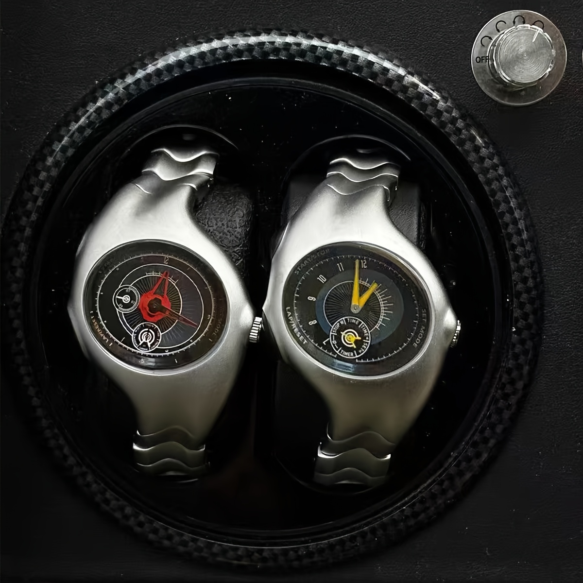 malcousjp　y2k watch a shaped y2k original mens watch a non mechanical with a