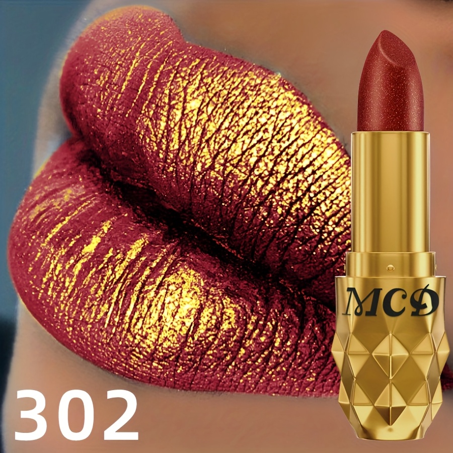 Image of Pearlescent, Sparkle, Lipstick 24 Hours Long Lasting, , Portable Travel Makeup, Spring And Summer Elegant , , Lipstick For Women, Lipstick Waterproof Long, Lip Makeup