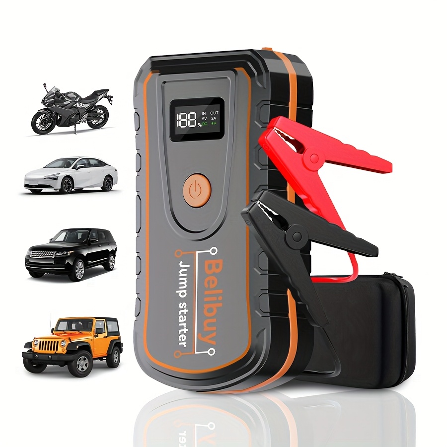 high   starter advanced portable emergency car starter powerful 6000mah rechargeable battery usb charging suitable for vehicles under 36v   version reliable emergency power Product details 2