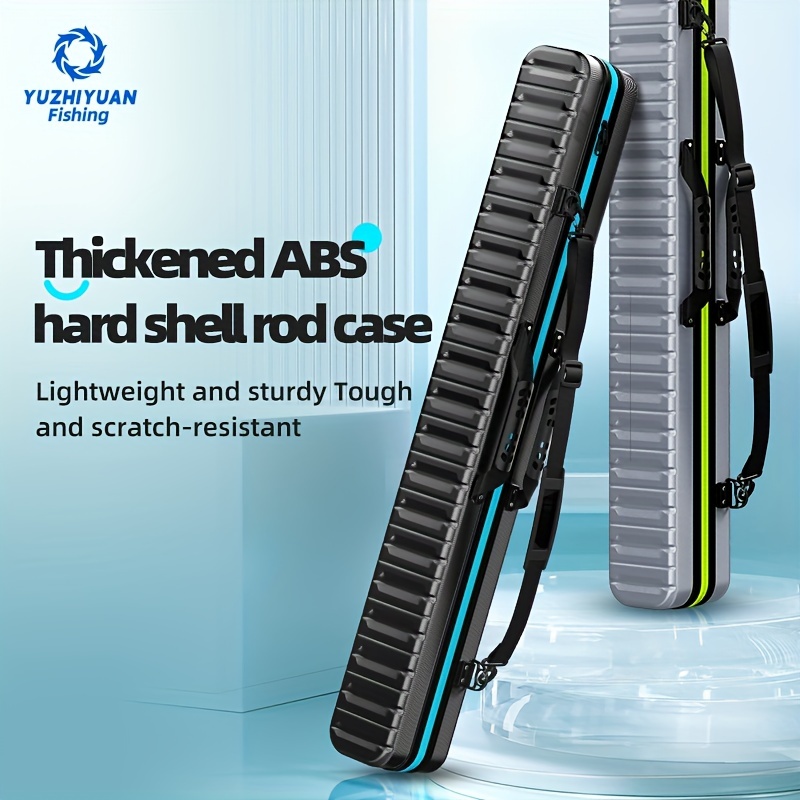 * Whale Series Hard Shell Fishing Rod Bag, ABS Material Large Capacity Lightweight Thickened Hard Shell Bag, Multi-Functional Storage Bag Fishing Rod Hard Shell Fishing Bag Fishing Tools * Whale Series Hard Shell Fishing Rod Bag, ABS Material Large Capacity Lightweight Thickened Hard Shell Bag, Multi-Functional Storage Bag Fishing Rod Hard Shell Fishing Bag Fishing Tools