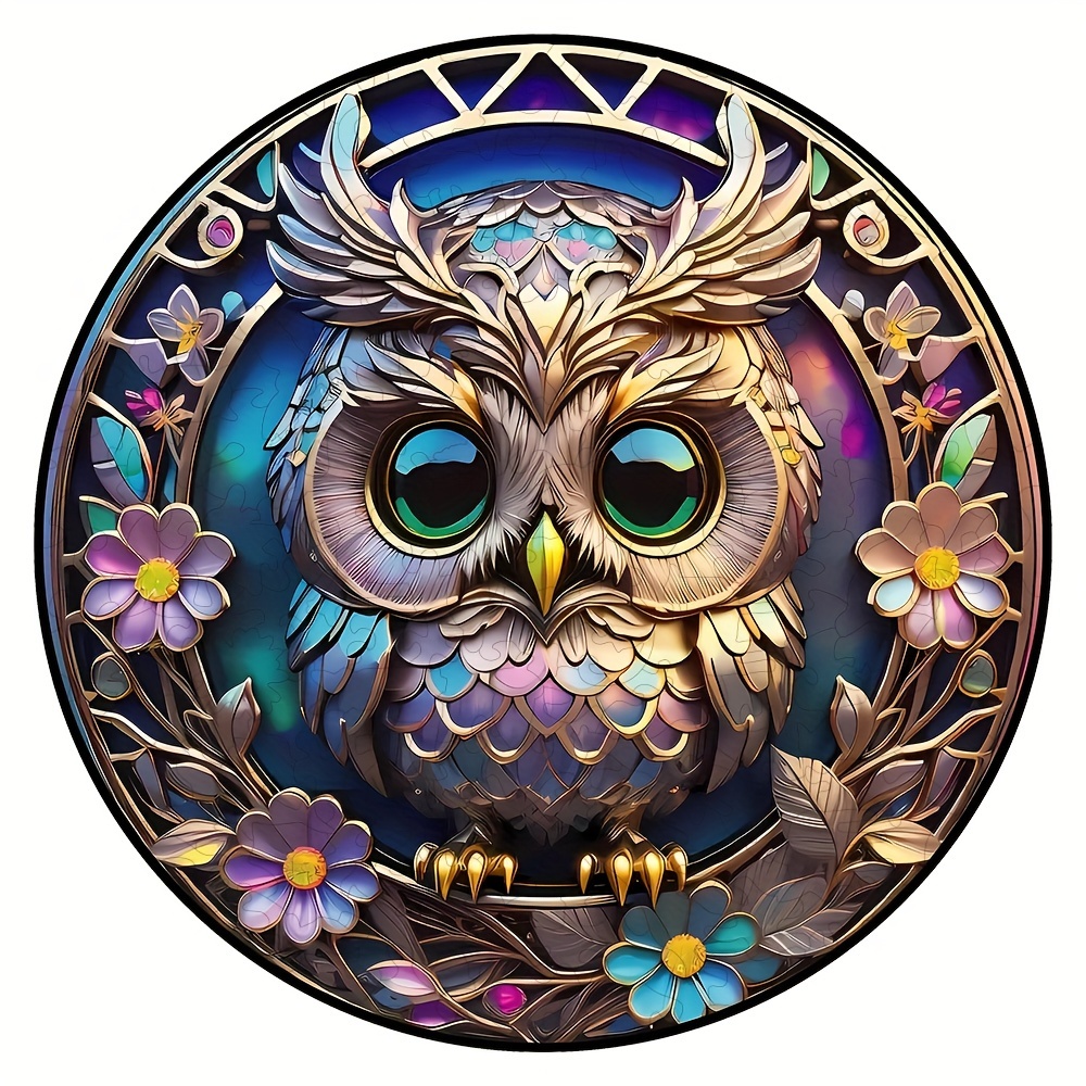 

New Colorful Owl Wooden Puzzle, Suitable For High-difficulty , Suitable For Birthday Gifts, Suitable For Party Entertainment