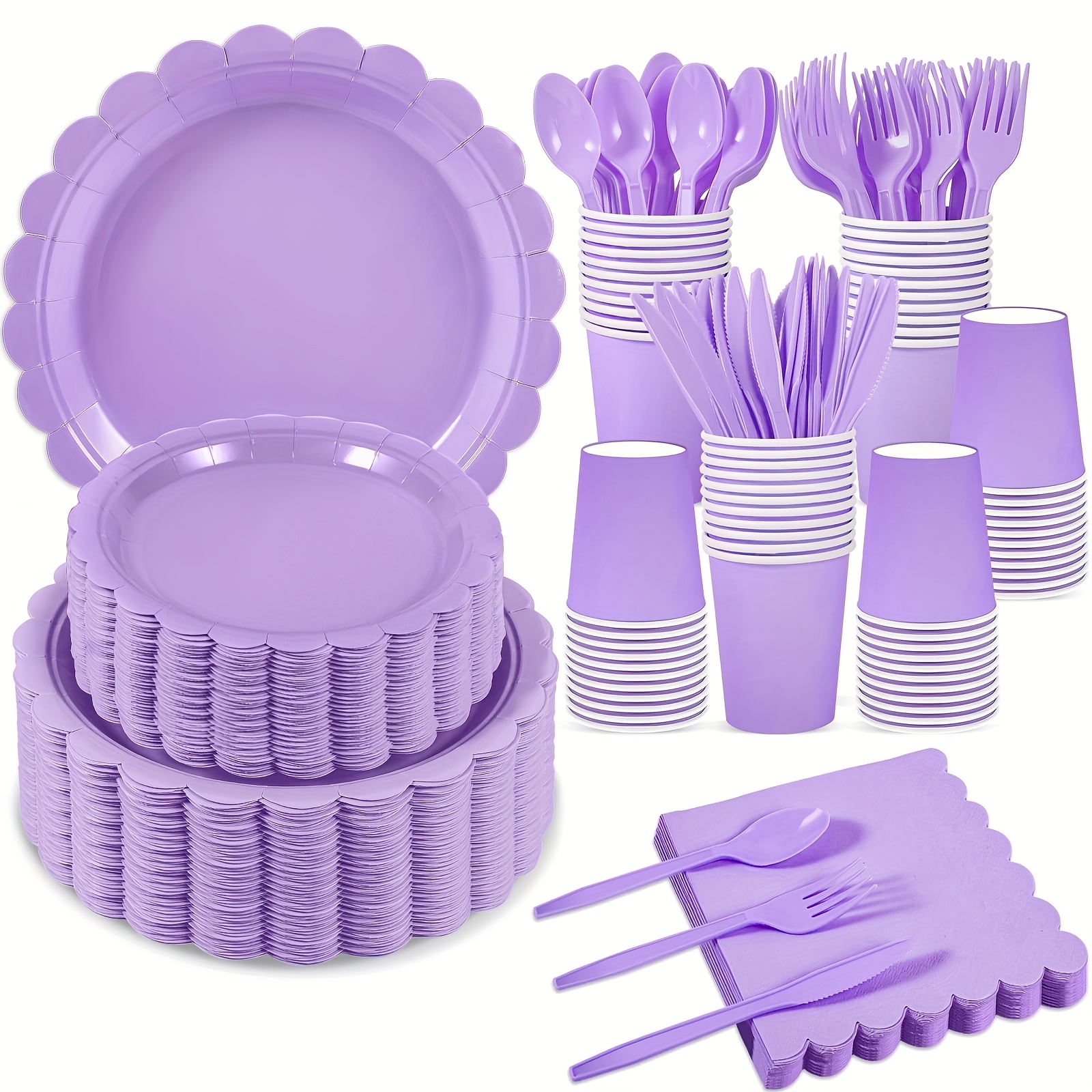 Aazon.co: Tineit 92 Pcs Easter Plates And Napkins, Easter Party