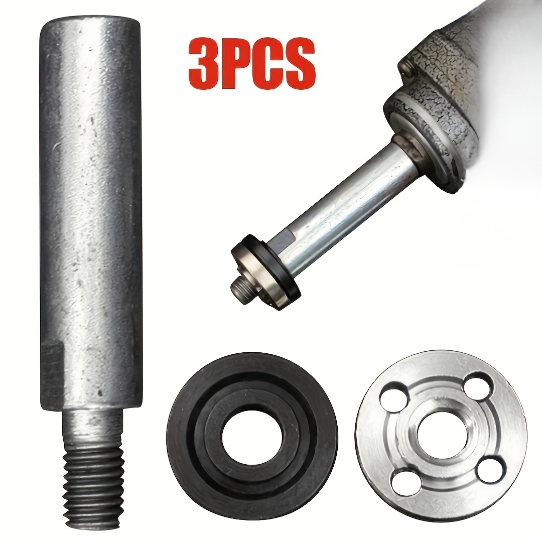 3pcs Extension Connecting Rods - M10 80mm Polishing Pad Grinding Adapter, Extension Shaft For Efficient Grinding And Polishing Tool