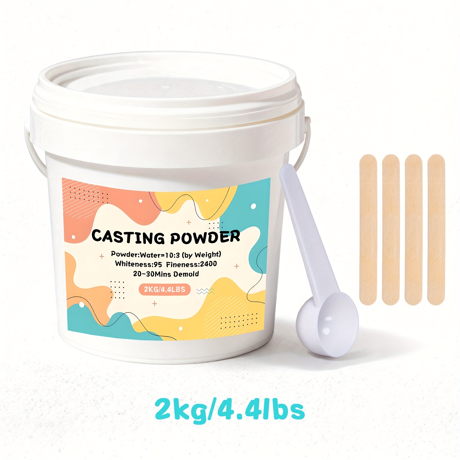 Image of Casting Powder 1.2kg/2kg/3kg, Gypsum Casting Powder You "copy" Delicate Texture And Make . Gypsum Powder Solidifies Not , But