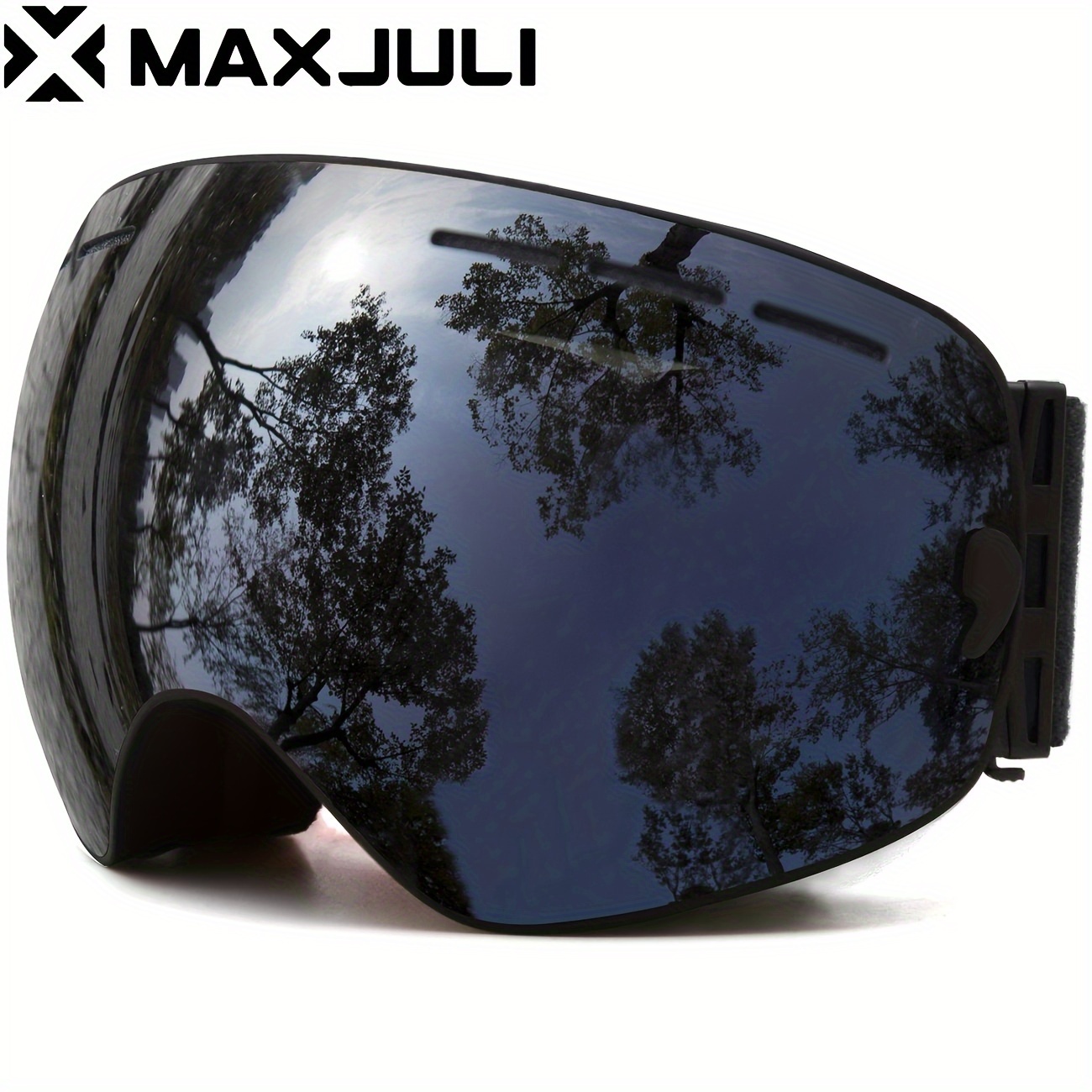 

1 Count Maxjuli Ski Lens Or Ski Goggles Snowboard Ski Goggles For Men, Women And Teens, Otg Snow Binoculars Winter Outdoor Sports Binoculars - Manual Lens Replacement, Lens, Vlt14.2%