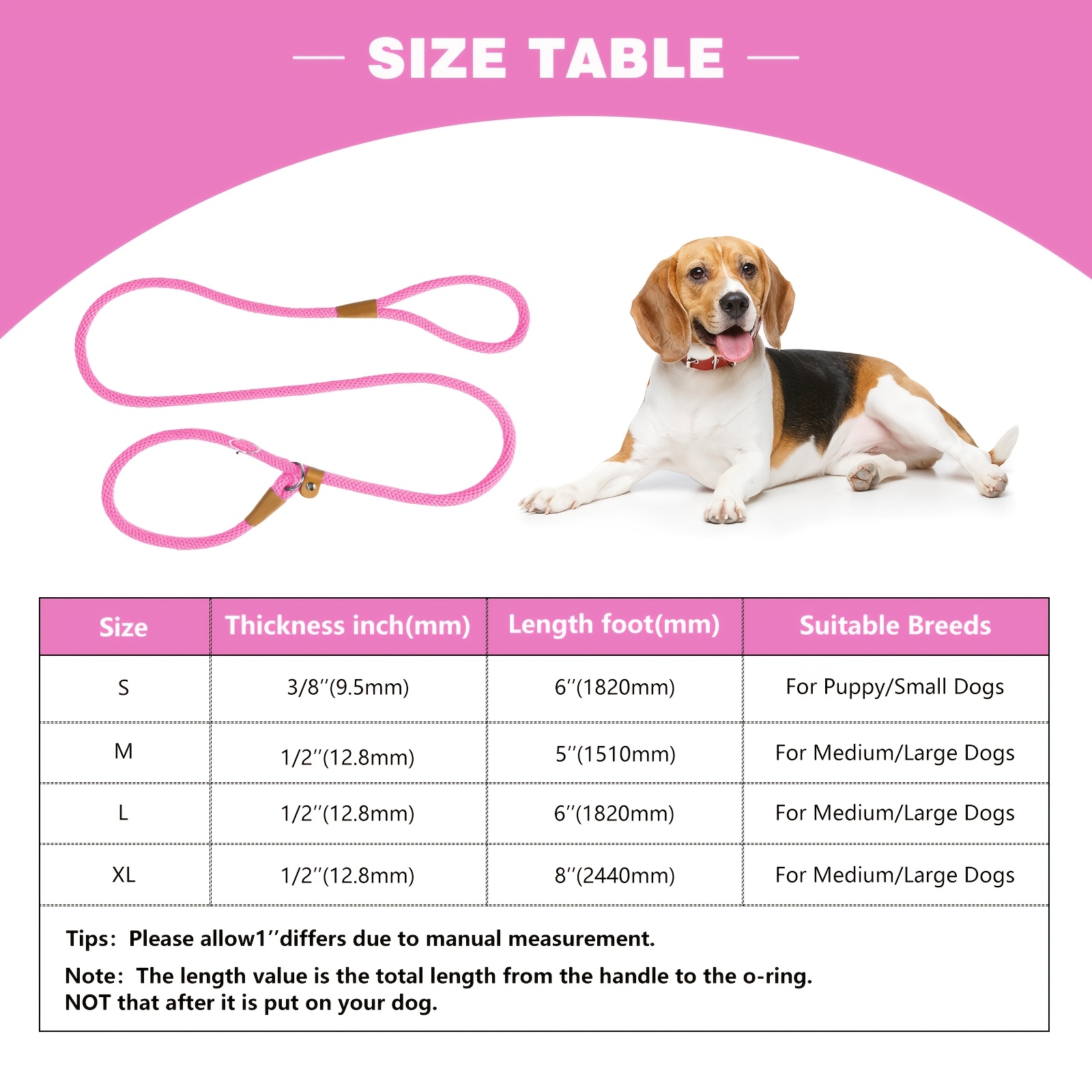 No Pull Slip Lead Dog Leash for All Breeds