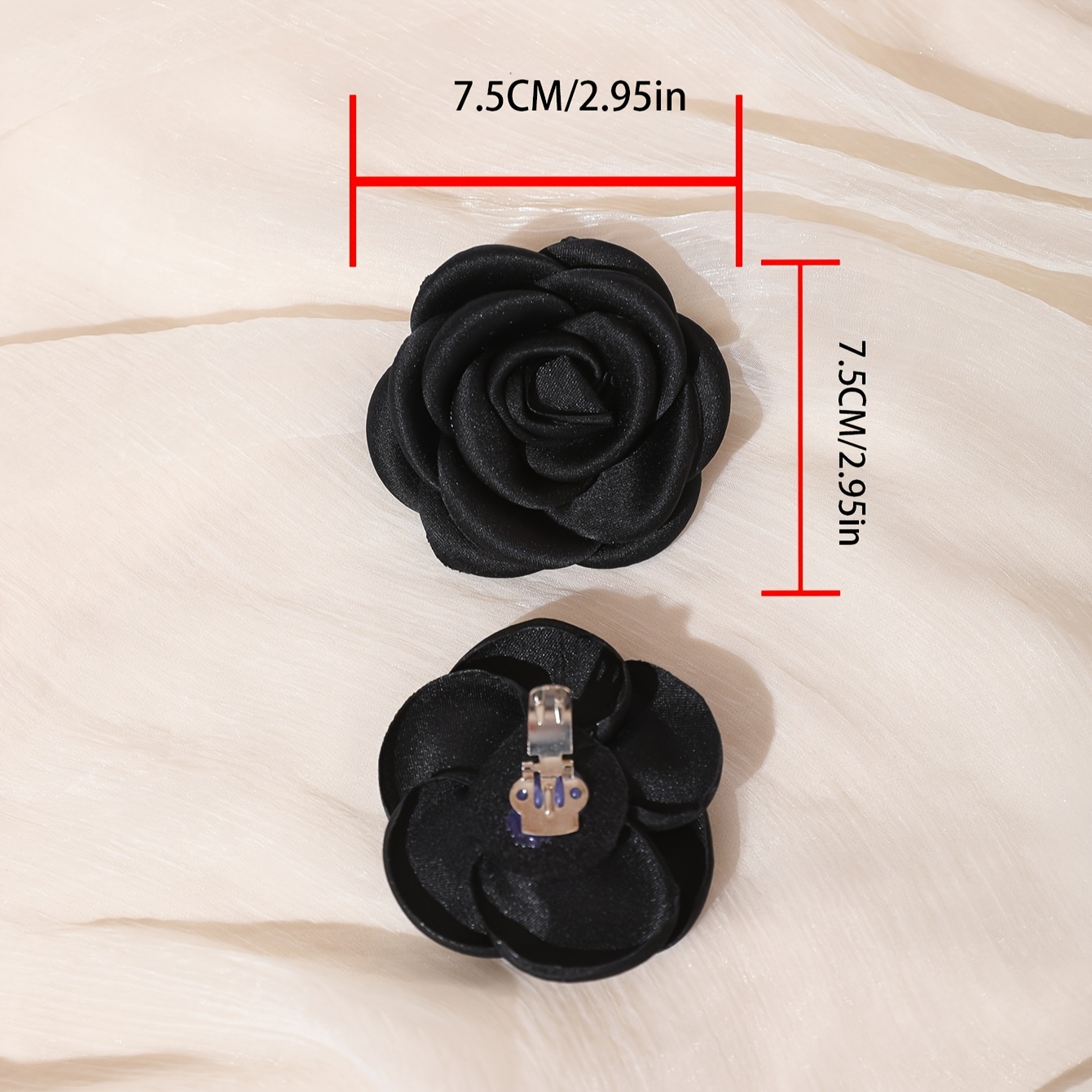 TEMU 2 pezzi Decorazioni per scarpe rimovibili, aggiunte per scarpe, a forma , , eleganti aggiunte per scarpe, clip per scarpe nere bianche rosse,