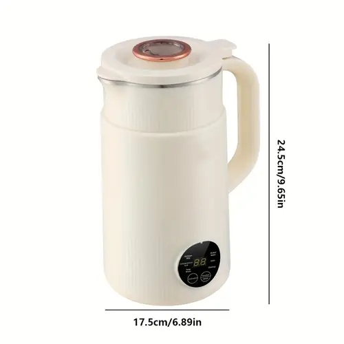 intelligent soybean milk machine wall breaking machine nut milk machine portable juicer mixer boiling free automatic juicer temperature control soup machine intelligent touch button cleaning vertical mixer
