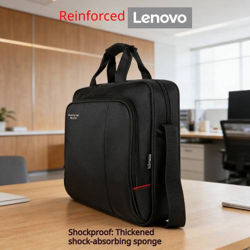 item picture laptop bag lightweight portable large capacity shockproof computer carrying bag with tiered storage durable versatile shoulder handbag for holiday gift for men women