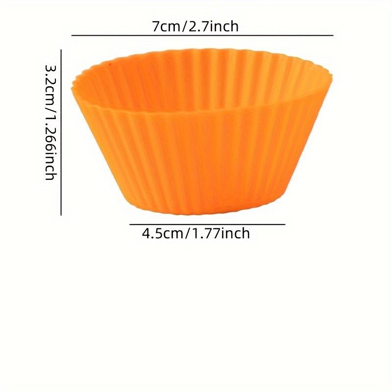 silicone baking cups set 12 18 24pc reusable muffin cup molds for steamed cakes candy pudding kitchen tools oven steamer microwave dishwasher safe