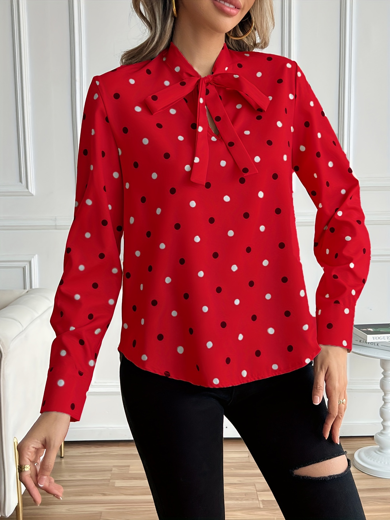 Puntos Blancos Camisa Lunares Roja Camiseta De Lunares Blancos Rojos, Camisetas  Para Niños, Top Para, image size:800x1067