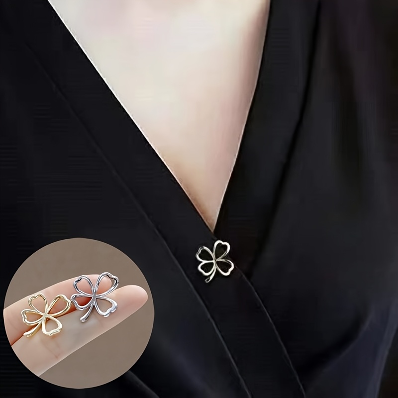 2pcs     metal buttons anti slip secure anti slip design suitable for necklines shirts sleeves hemlines and jacket tightening   free clothing fasteners