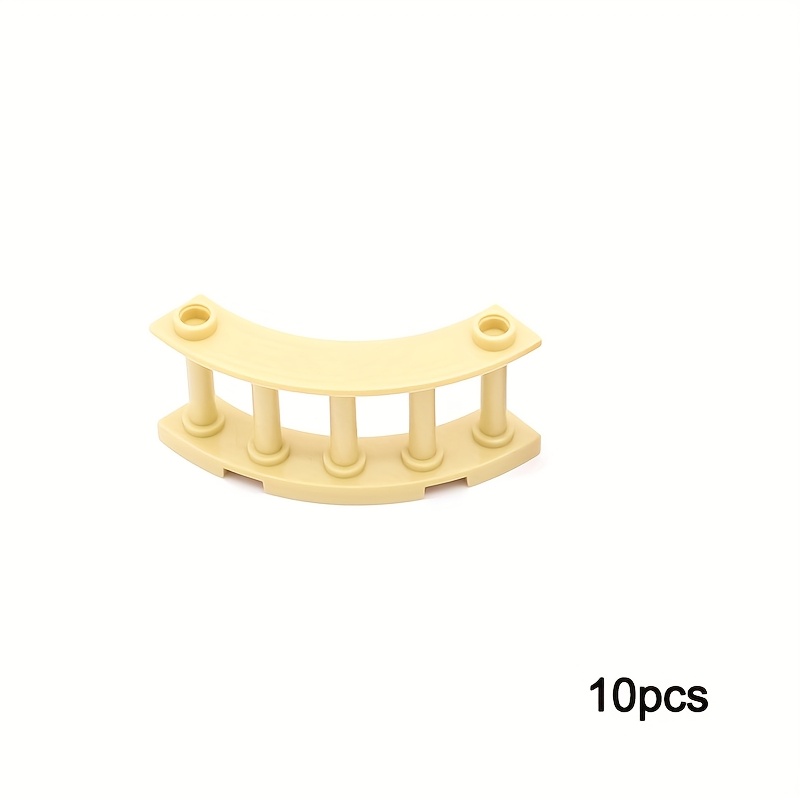 10pcs Building Blocks + Corner Posts 1x4x2 Fence 4x4x2 - Compatible with Archite