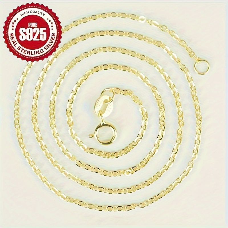 

18k 925 Necklace For Women 1.2mm Necklace & & Women's Necklaces 16/18//24