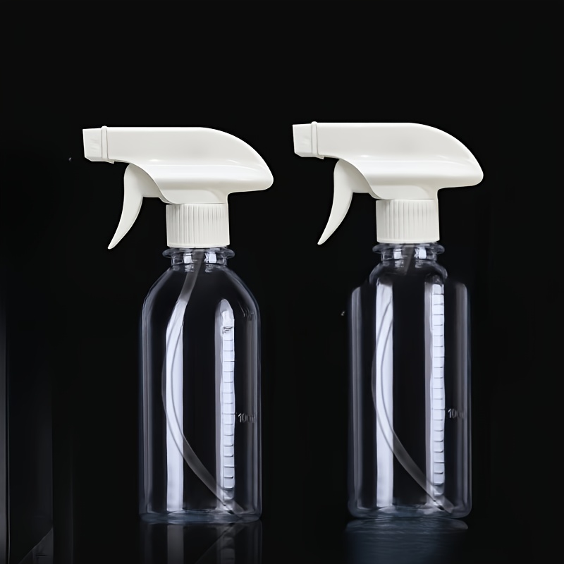 TEMU Bottles, Mist Continuous Spray Bottle 200ml/6.8oz, For Hairstyling, , Cleaning, Hair Care, And Skincare - Empty, Reusable, White