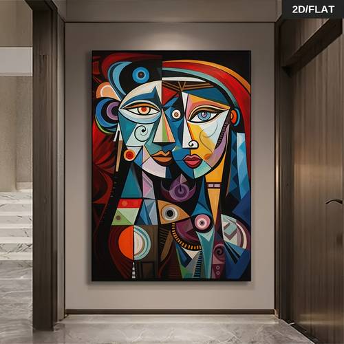 1 adet, picasso modern no. 2 yağlı duvar tablosu, duvar kanvas dekorasyonu, kanvas sanat baskısı, oturma odası, banyo, yatak odası, yemek odası, ev dekorasyonu tablosu, festival hediyesi, küçük boyut, çerçevesiz