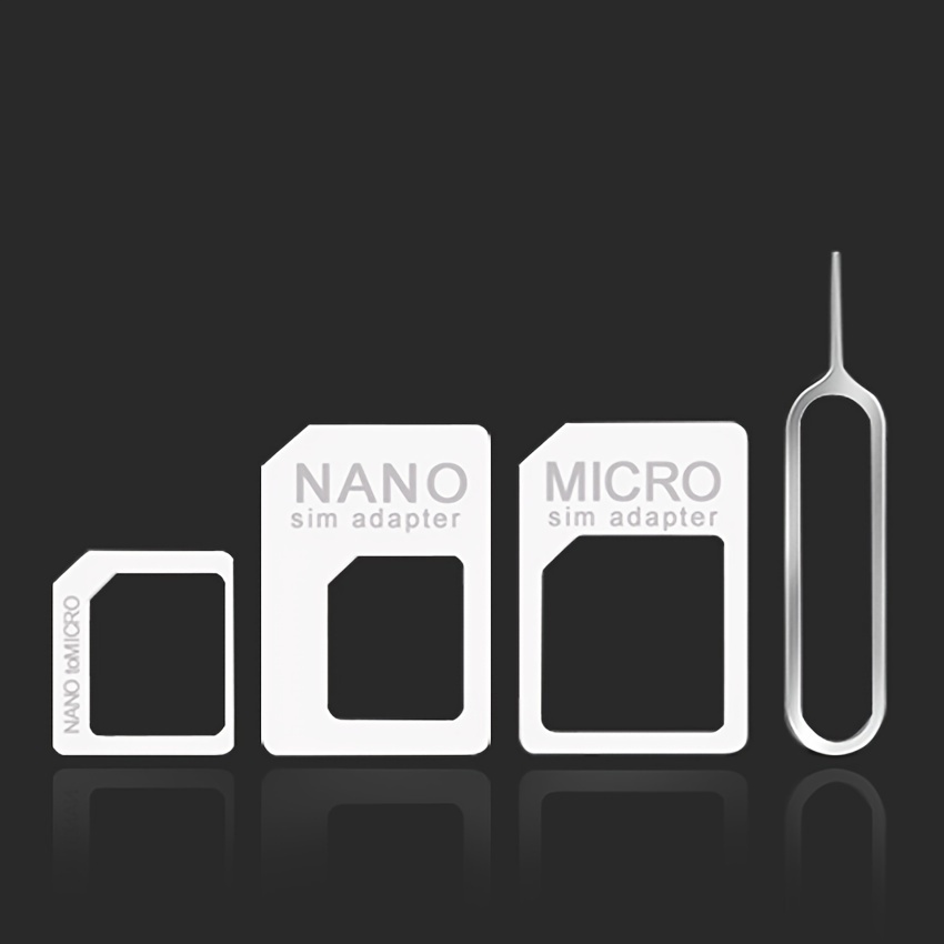 Adaptador nano SIM / micro-SIM / SIM estándar - Negro