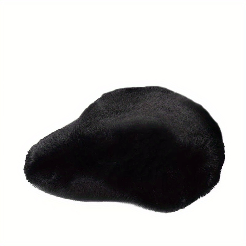 Image of Bike Seat Cover, Unisex Cold-resistant Warm Plush Seat Cover, Winter Thickened Cushion Cover Electric Bike Seat Cover