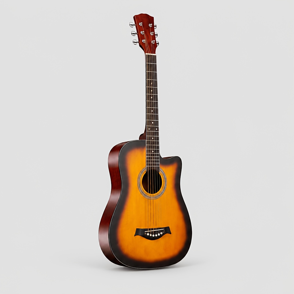 38 Inch Full-Size Portable Acoustic Guitar Suitable for Singing &... product image 6