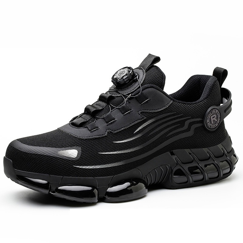 Men's Fashionable Comfortable Anti-impact And Puncture-resistant Safety Work Shoes, Construction And Industrial Boots
