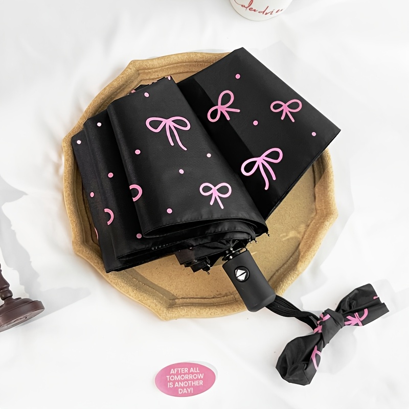 Travel Compact Windproof Umbrella, Automatic Folding Umbrella, Portable Shade Sun Umbrella For Women
