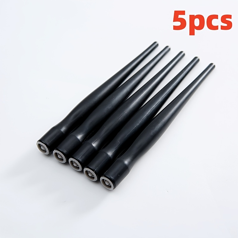 

5pcs Black Plastic Calligraphy & Comic Art Dip Pens - Drawing Tools For Painting And Illustration