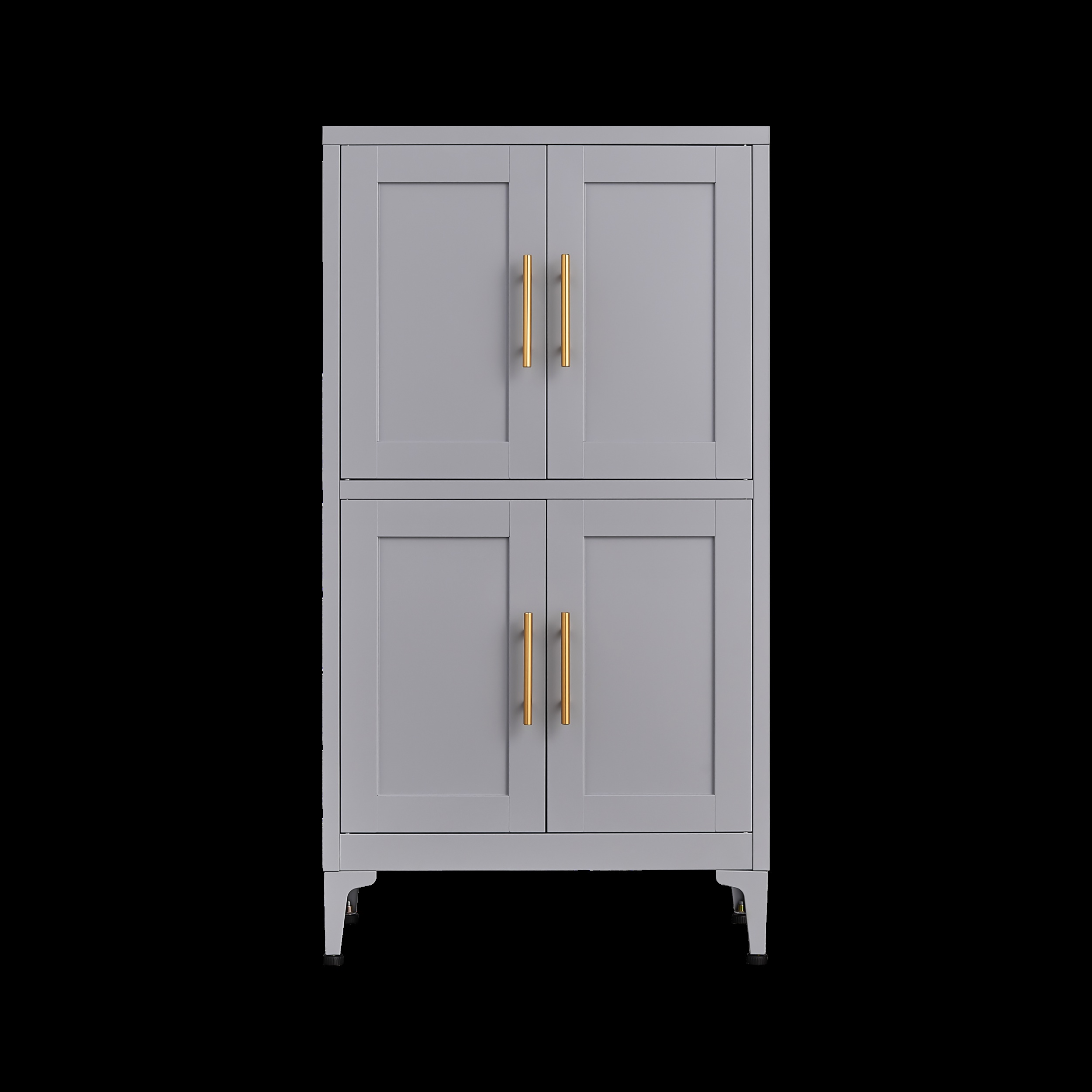 Grey Metal Kitchen Storage Cabinet Kitchen Pantry Storage - Temu