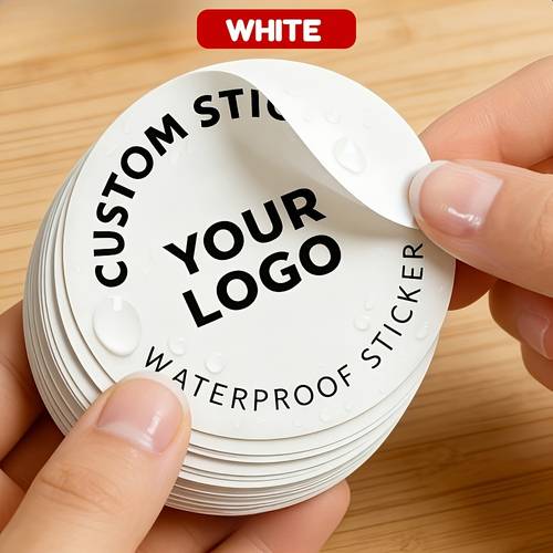 3 4 5 6 7 8cm personalized custom stickers 30 50 80 100pcs label stickers logo custom round sticker labels for branding and decoration personalized sticker labels unique stickers for you