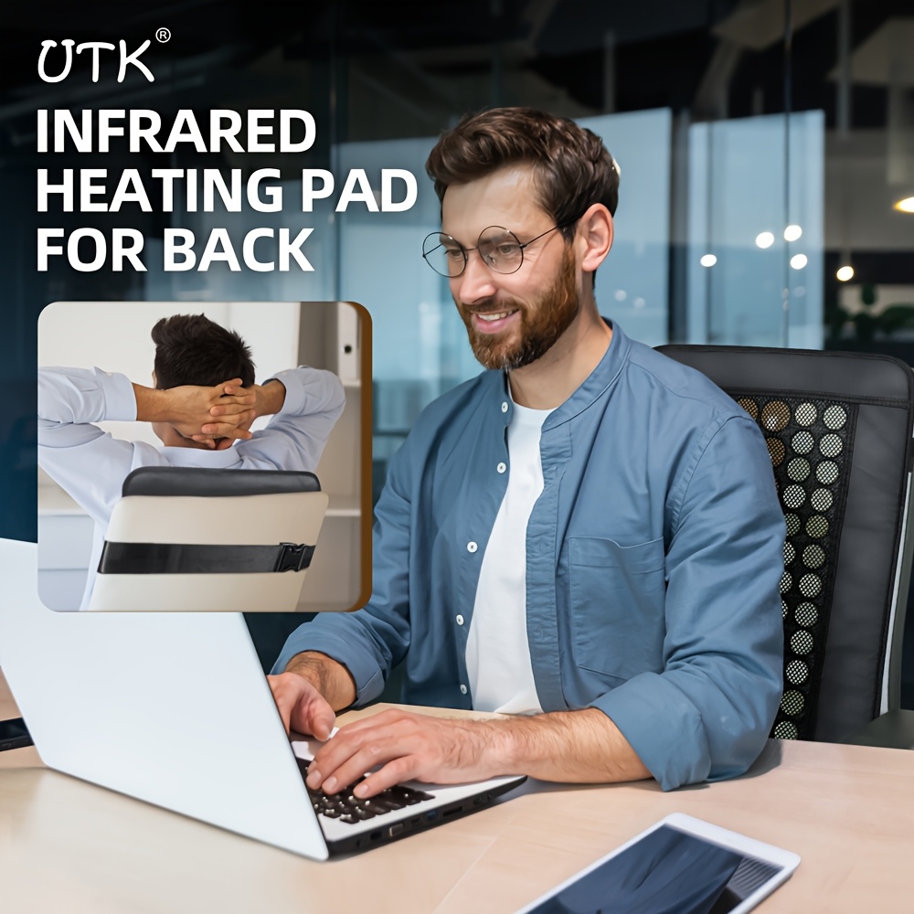 utk heating pad for back heating pad smart controller with memory function auto shut off and travel bag included small pro best gift for your lovers Product details 2