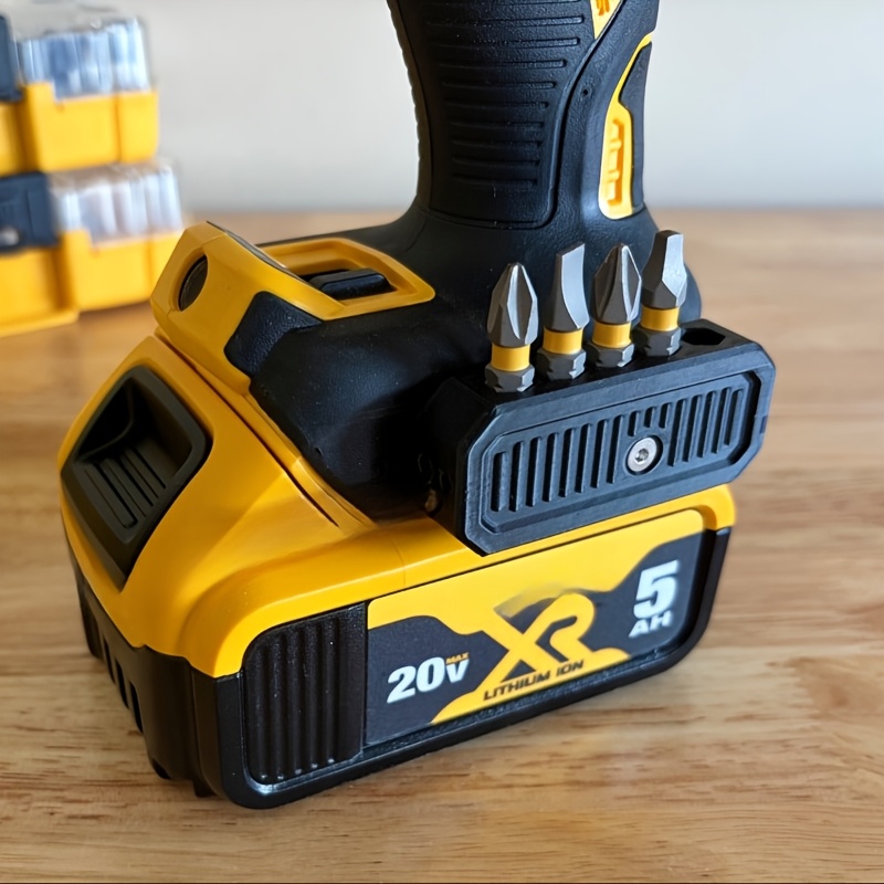 1 set a holder organizer for dewalt 12v 20v drill bits and hex bits   of storing 10pcs of 1 4 inch hex bits its   for dewalt   diy enthusiasts and construction workers