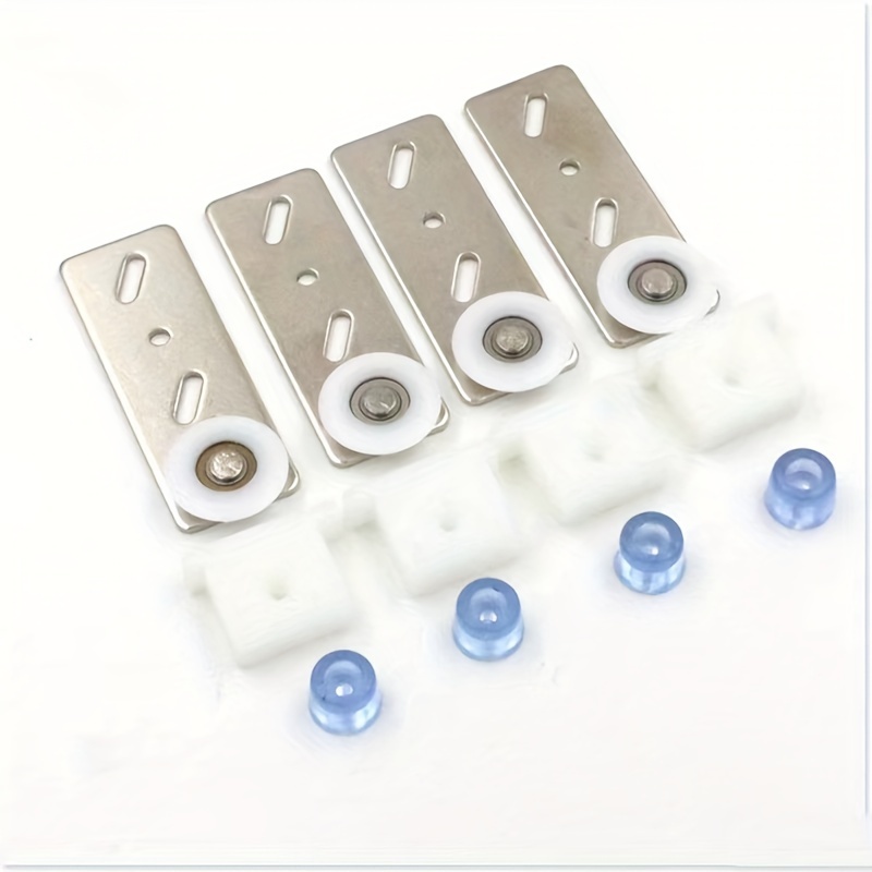 1 Set Of Multi Piece Single Door Cabinet Door Pulley, Single Door Sliding Door Wheel Track, Wooden Door Wheel Track, Wall Cabinet Wheel Track, Door Wheel Track