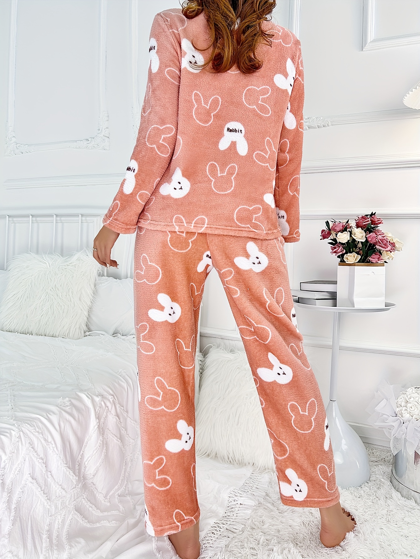  Cartoon Squirrel Men's Pajama Set Long Sleeve Top and Pants  Sleepwear 2 Piece Loungewear : Sports & Outdoors