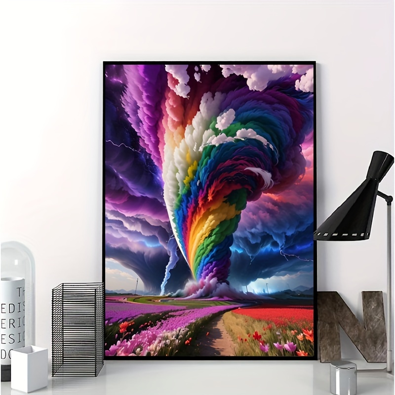 

Diamond Painting Art "tornado" Series 2024 Full Diamond Painting Mosaic 5d Diy Stitch Kit Diamond Painting Art Home Decor