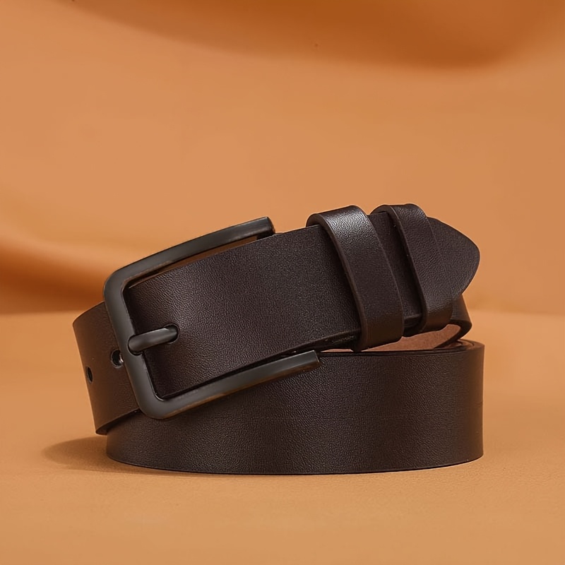 Men's Automatic Buckle Belt with Eagle Head Zinc Alloy Buckle