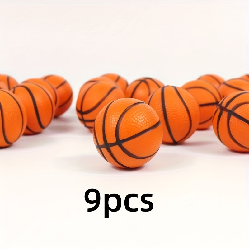TEMU 9/16 Basketball Party Decor - Polyurethane Basketballs, 4cm, Ideal For Sports-themed Parties, Birthdays, And Graduations, Party Decoration |