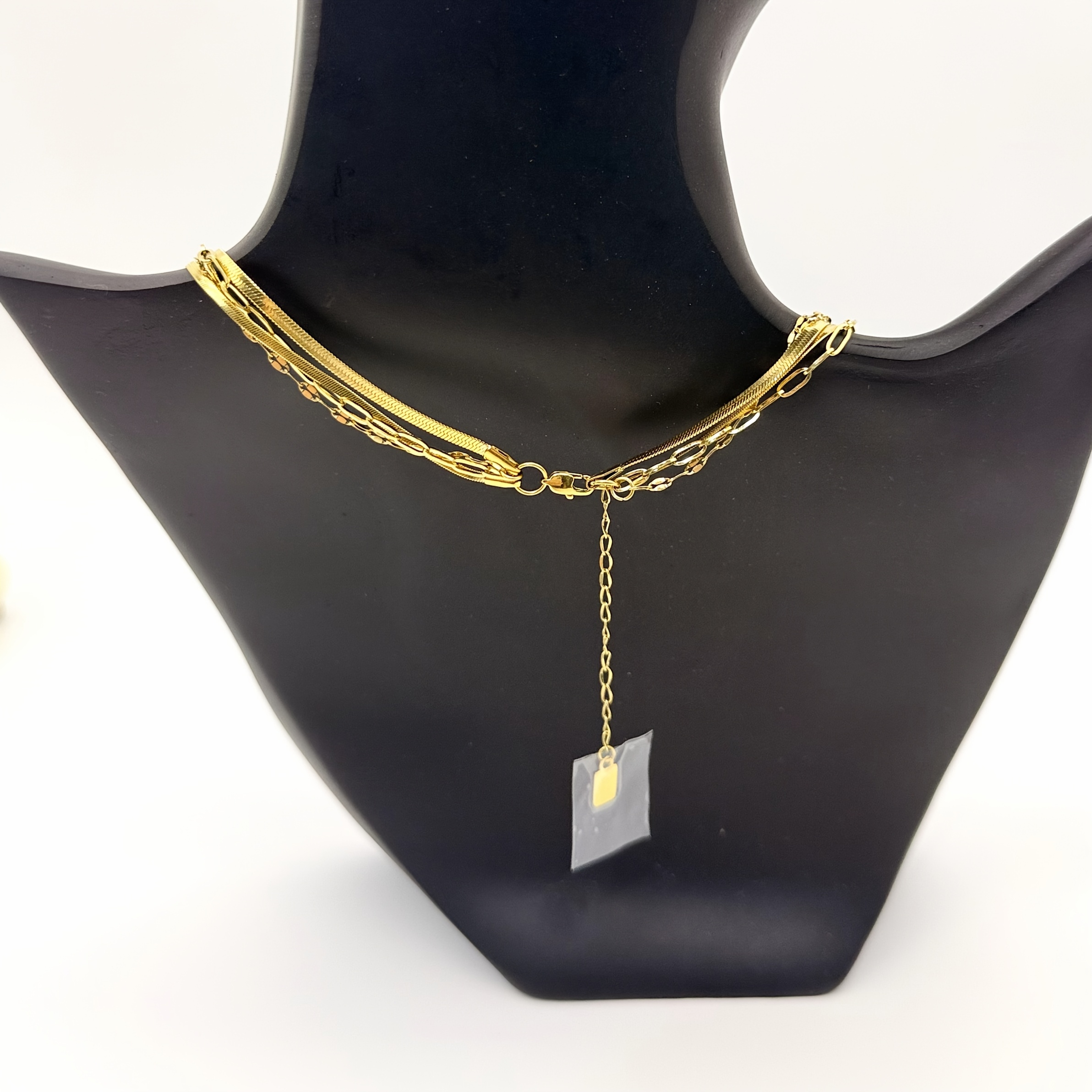 1pc 18K Golden Plated Multi-layer Necklace for Women