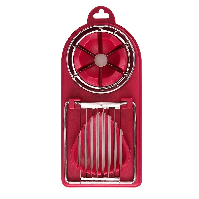Image of 2-in-1 Multifunctional Stainless Steel Slicer, Double-headed Slicer, Cutter, Kitchen Gadget, Kitchen Supplies, Kitchen Utensils, Kitchen Tools