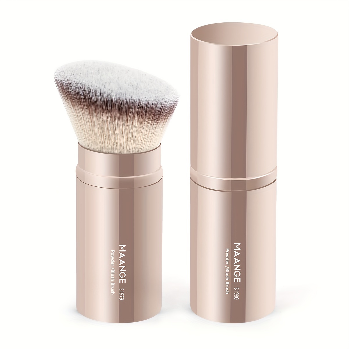 MAANGE Retractable Foundation Brush with Soft Bristles