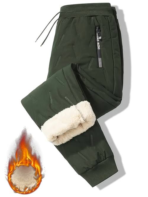 men women winter thermal pants windproof skiing cycling pants with zipper pocket warm tapered leg protection lightweight outdoor sport wear suitable for daily use skiing windproof machine washable resistant pants unisex