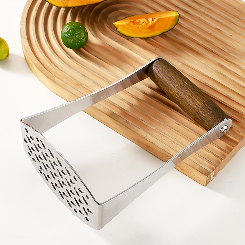 Heavy Duty Stainless Steel Potato Masher for Smooth Mashing