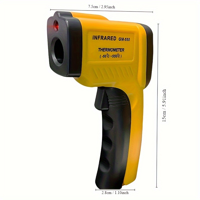 Termometro Digitale A Infrarossi Portatile Pirometro Termometri Senza  Contatto Pistola Per Misurare La Temperatura Della Cucina Elettronica  Industriale - Temu Italy