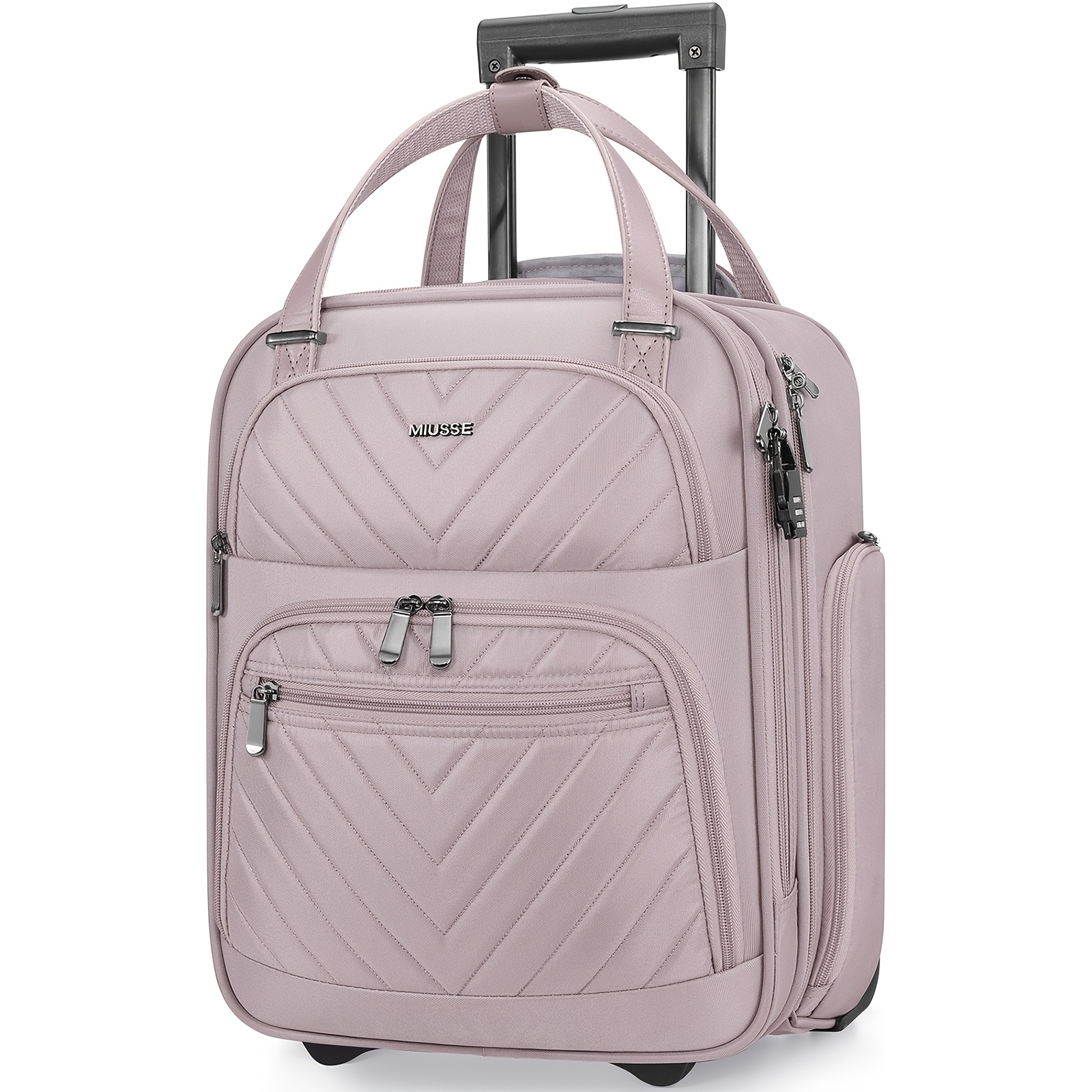 carry underseat 16 inch luggage wheels softside rolling Temu