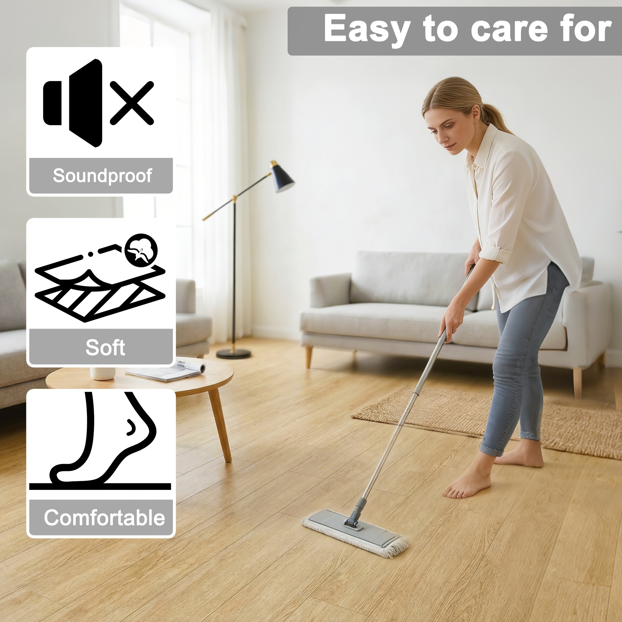 18 36pcs self   pvc flooring vinyl wood grain floor tiles 2 51 5 02 m non slip removable realistic wood planks for kitchen bathroom living room living area  