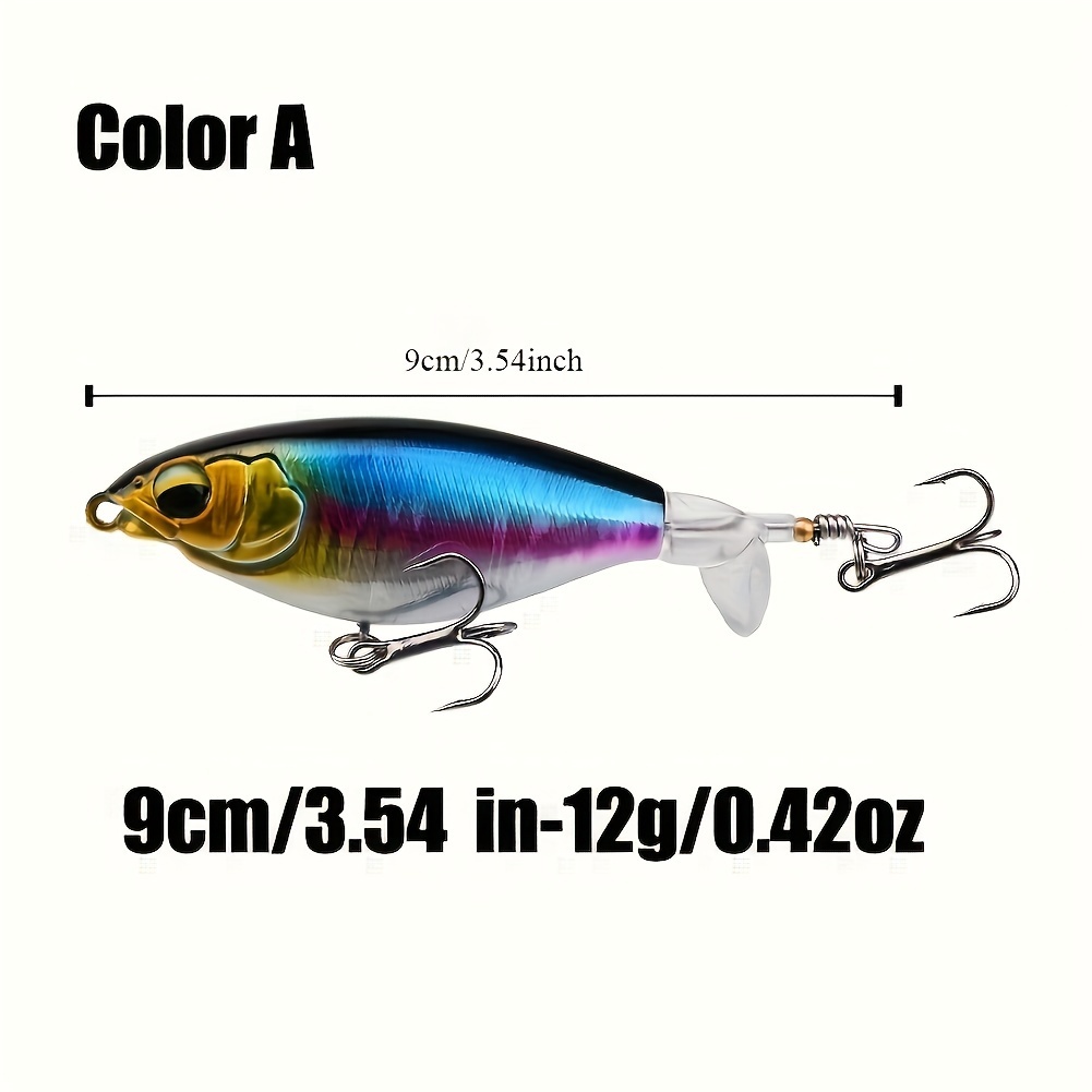 6g/12g With A Rotating Tail Bionic Hard Bait Fishing Lure - With Topwater Tackle!