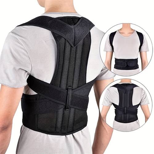 adjustable back brace for women and men fully back support back posture and lumbar support for tailbone ideal for running hand washable upper lower back support